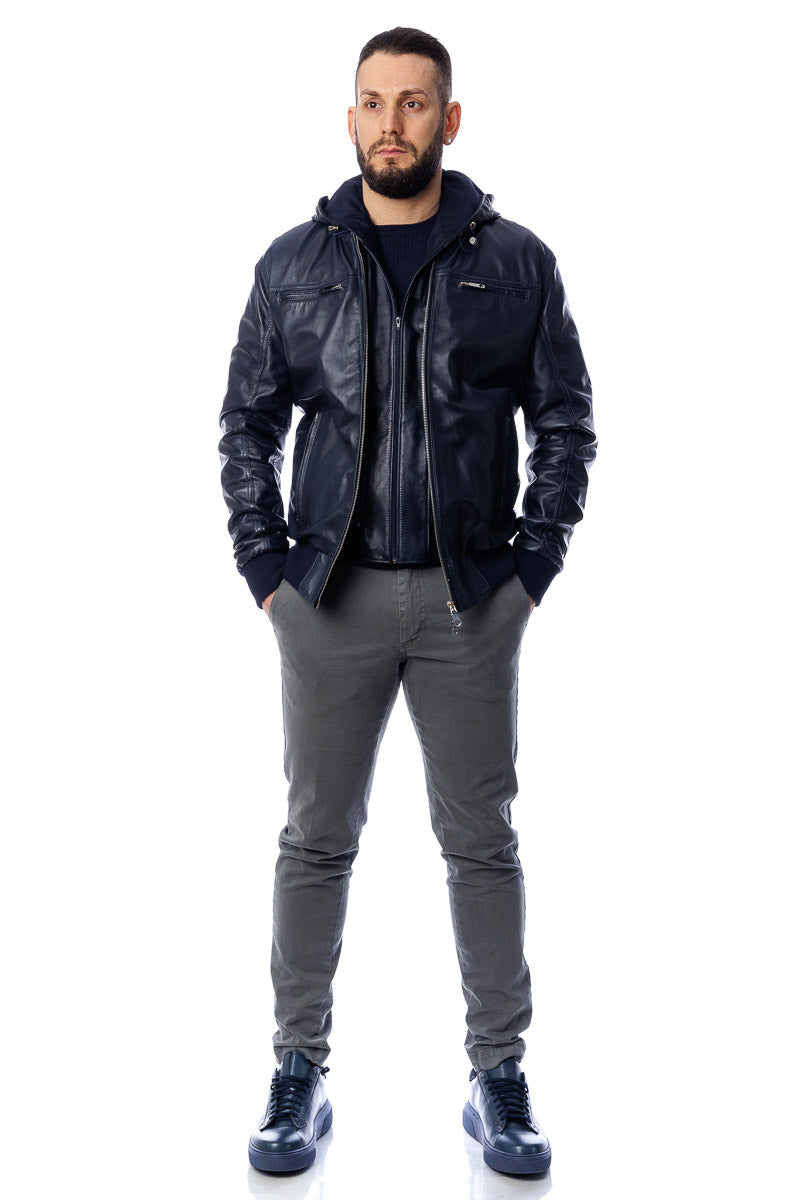 Bomber uomo 4 Stagioni blu
