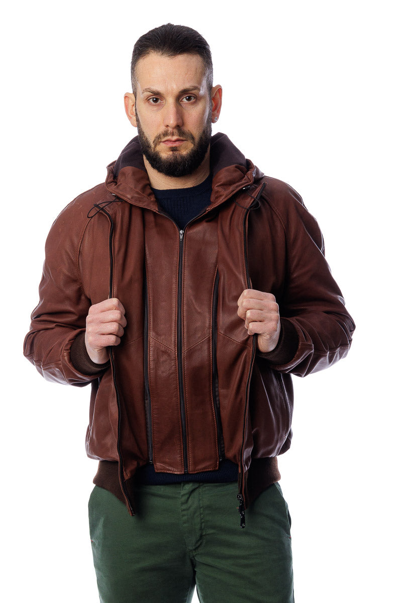 Bomber uomo 4 Stagioni marrone