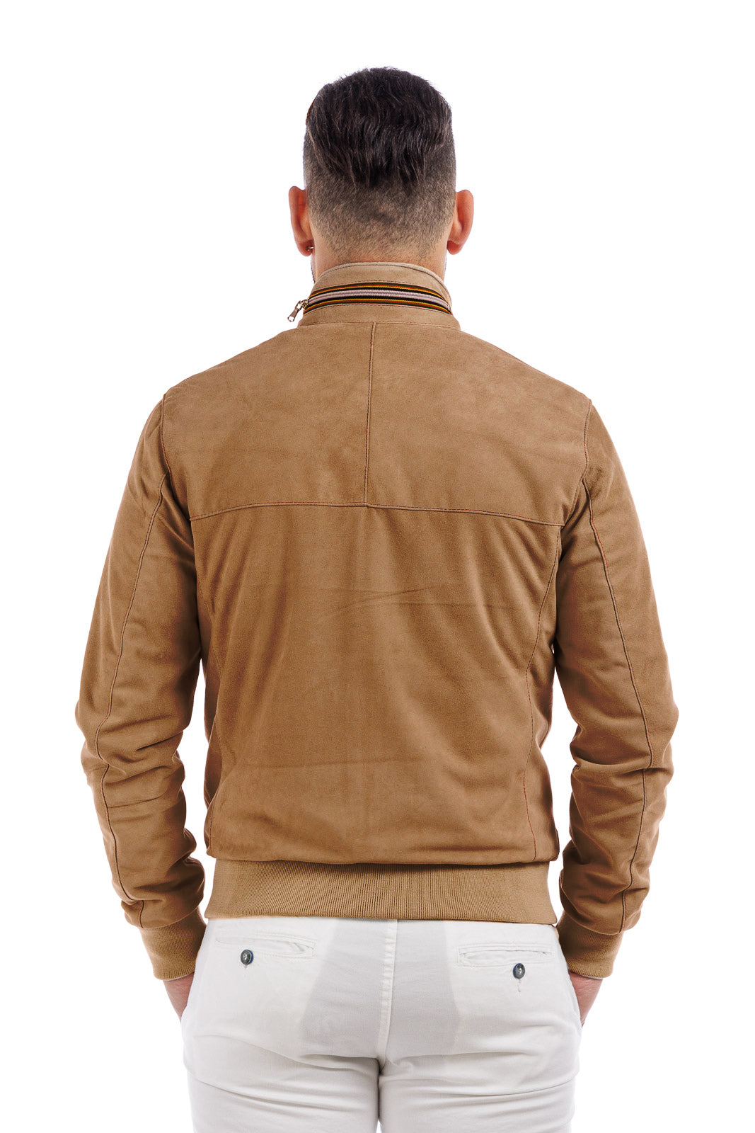 Bomber Gold Bunn con zip miele