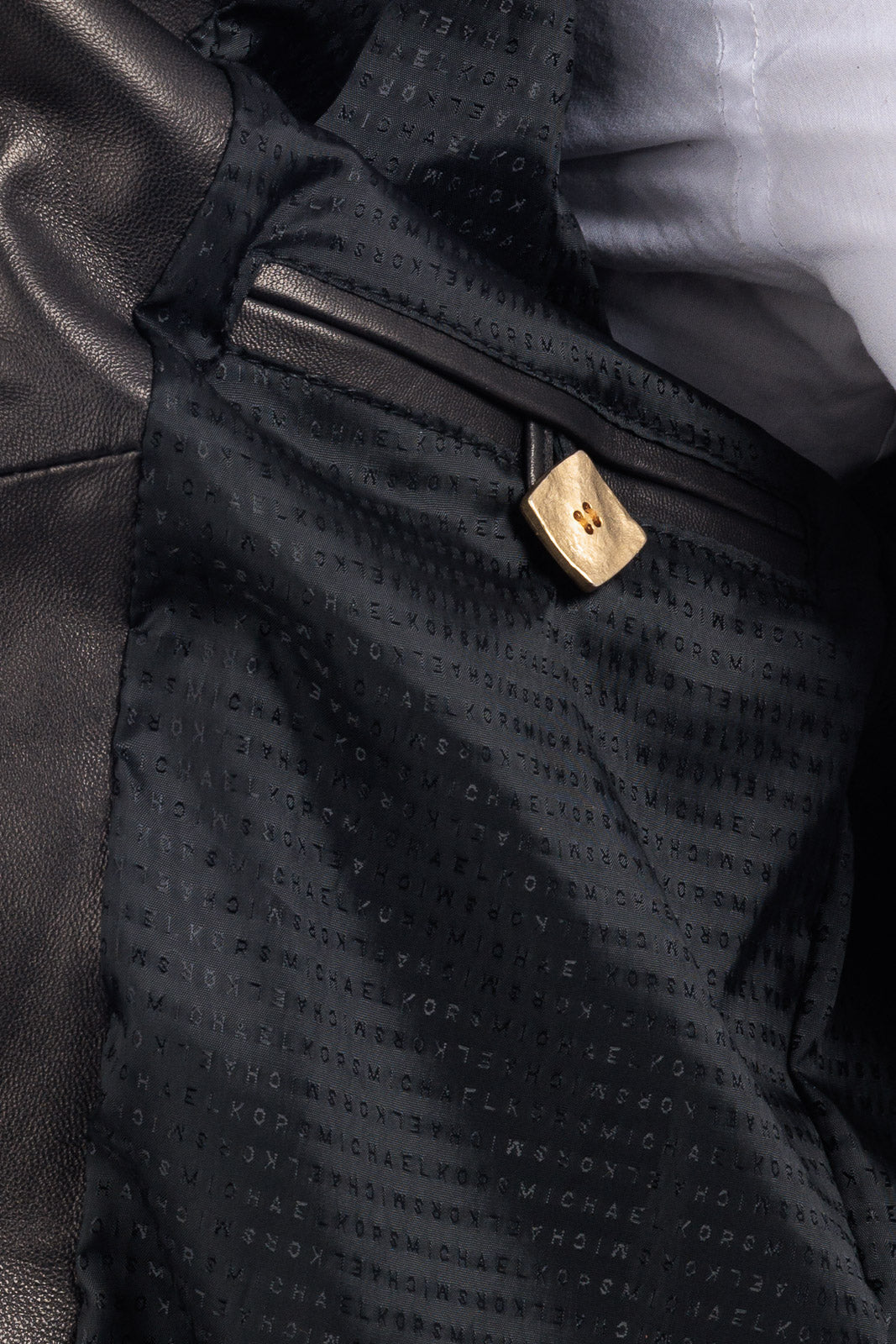 Bomber in pelle con zip nero monza