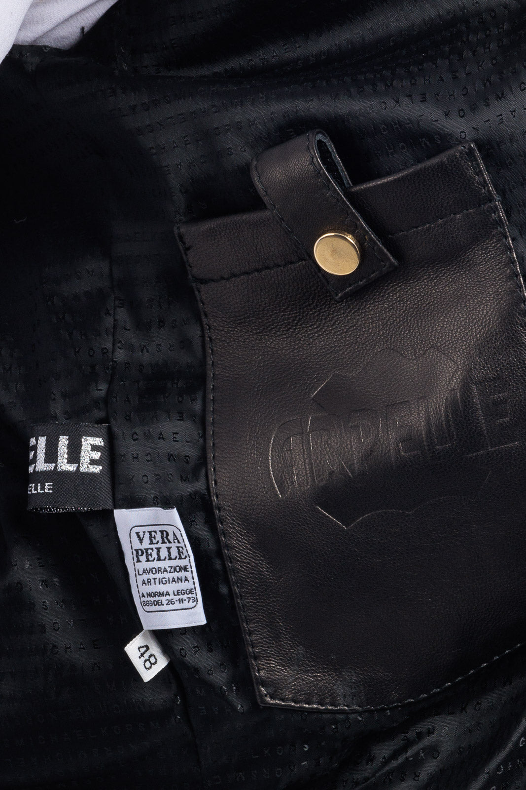 Bomber in pelle con zip nero monza