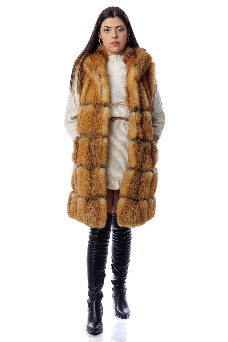 Smanicato VOLPE con Cappuccio donna