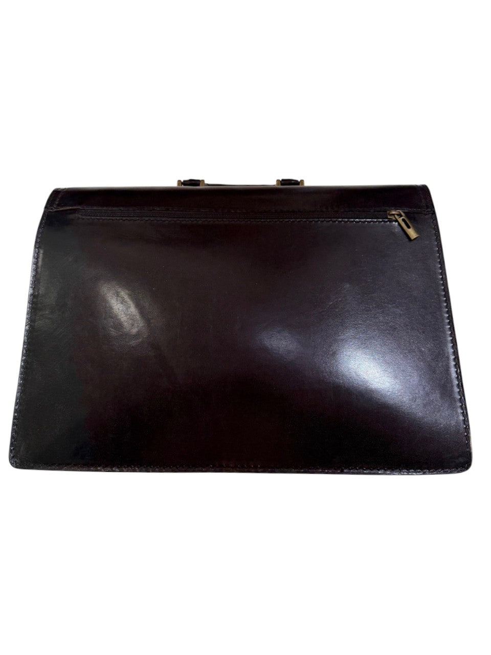 Borsa nera in vera pelle dottore