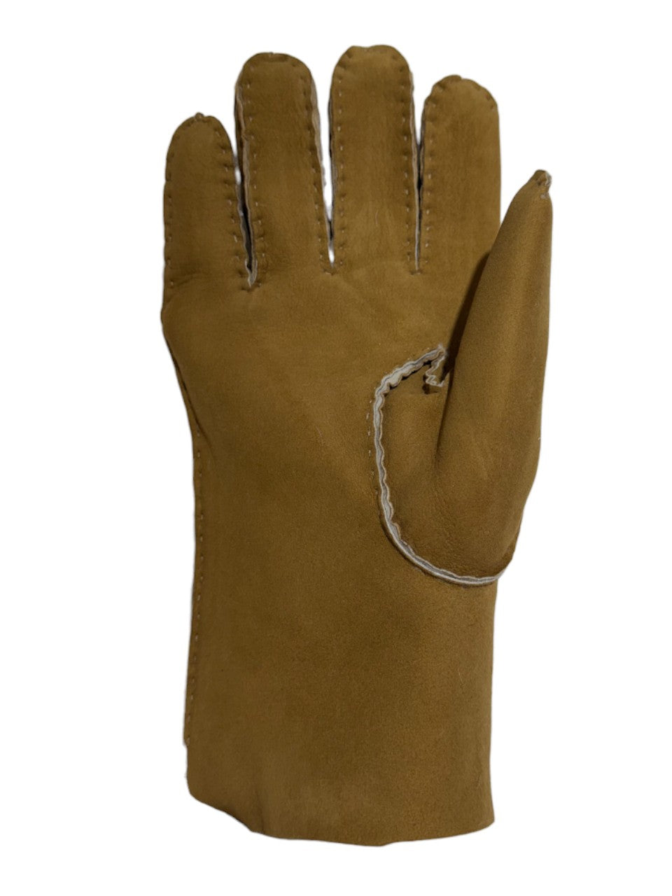 Guanto in vero montone da uomo 3 stripes whisky