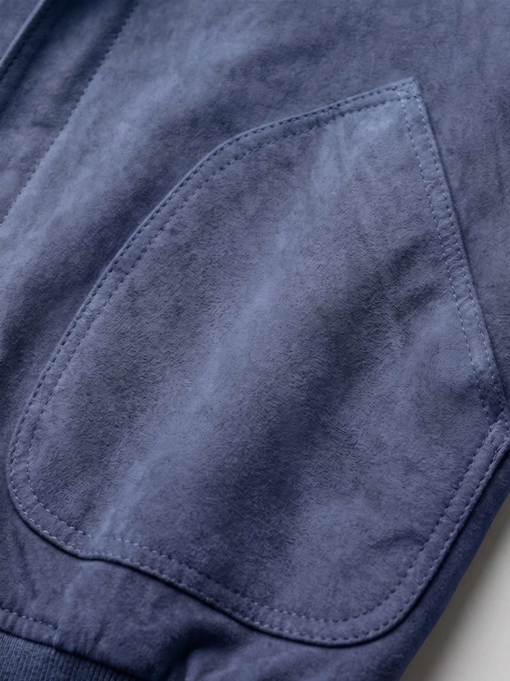 Giacca TIPS in camoscio uomo blu