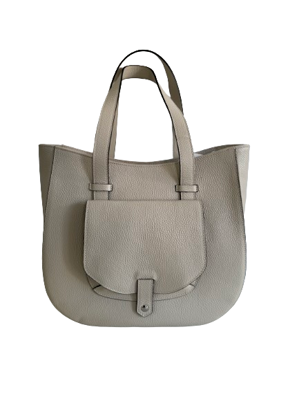 Borsa in vera pelle panna 2