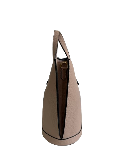 Borsa in vera pelle rosa antico 4