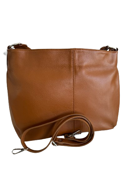Borsa in pelle marrone 17