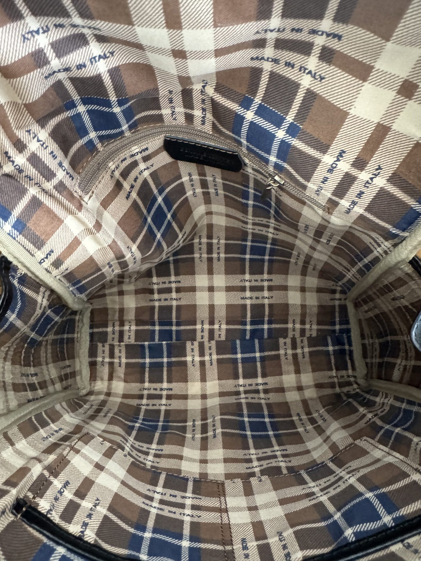 Zaino nero in pelle uomo brd