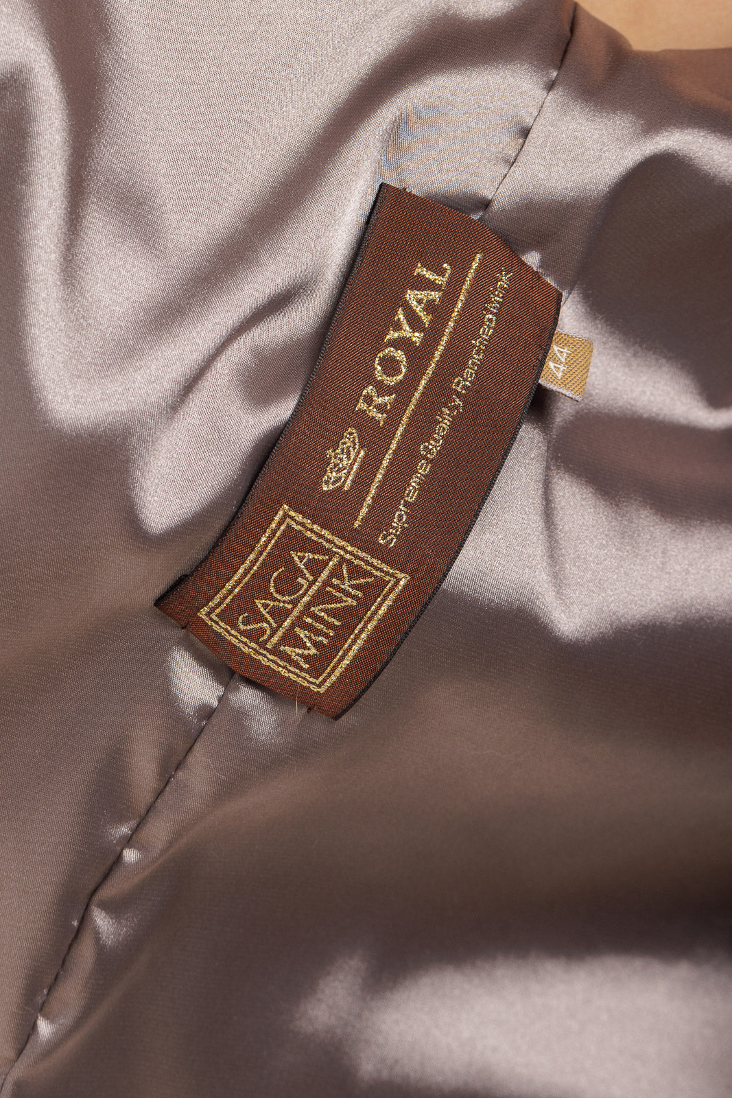 Cappa in pelliccia di Visone sapphire con collo coreano