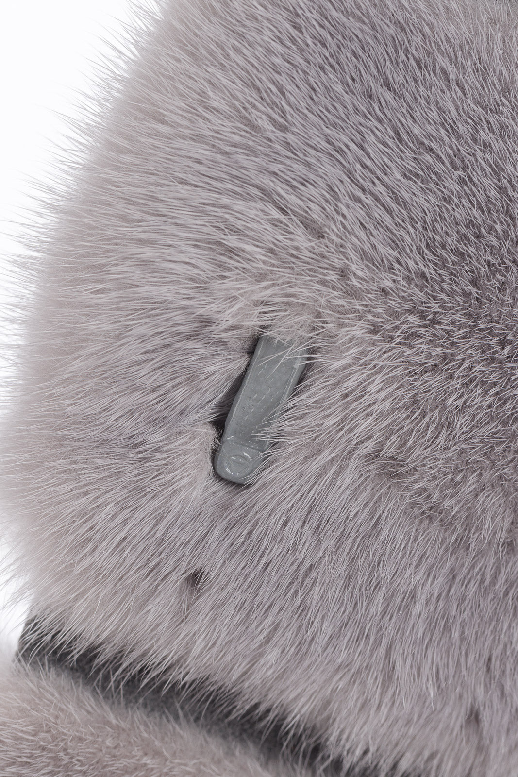 Cappa in pelliccia di Visone sapphire con collo coreano