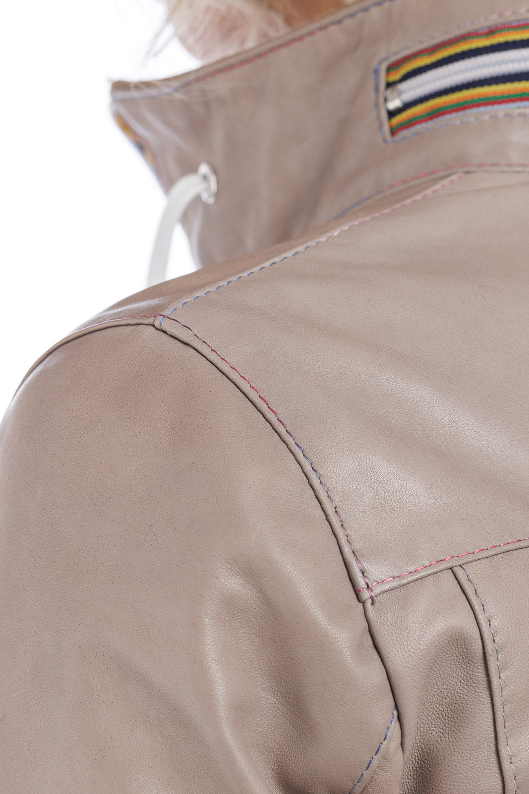 Bomber Gold Bunn con zip sabbia DONNA