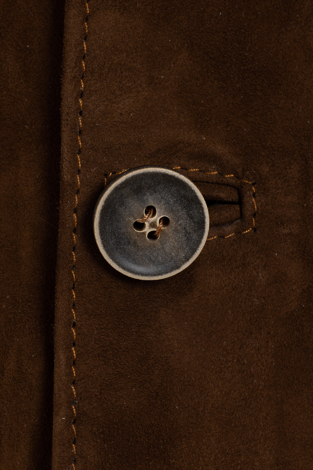 Giacca in pelle uomo con zip BOTT tabacco