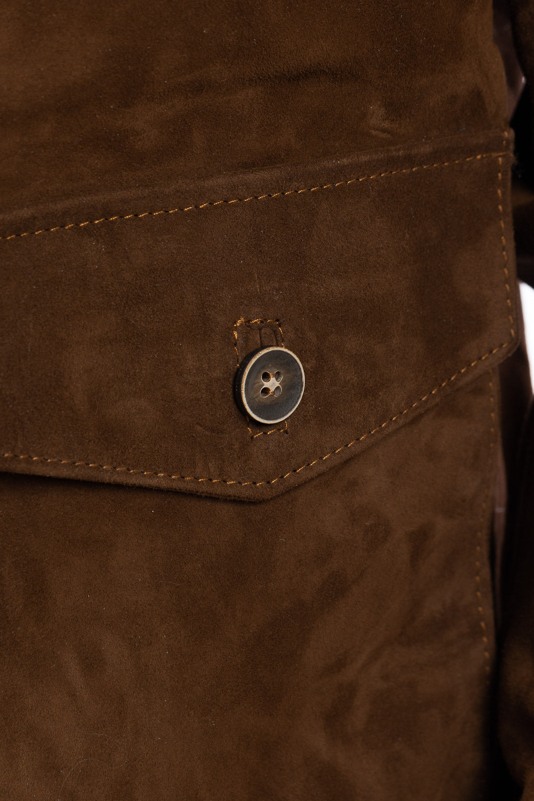 Giacca in pelle uomo con zip BOTT tabacco
