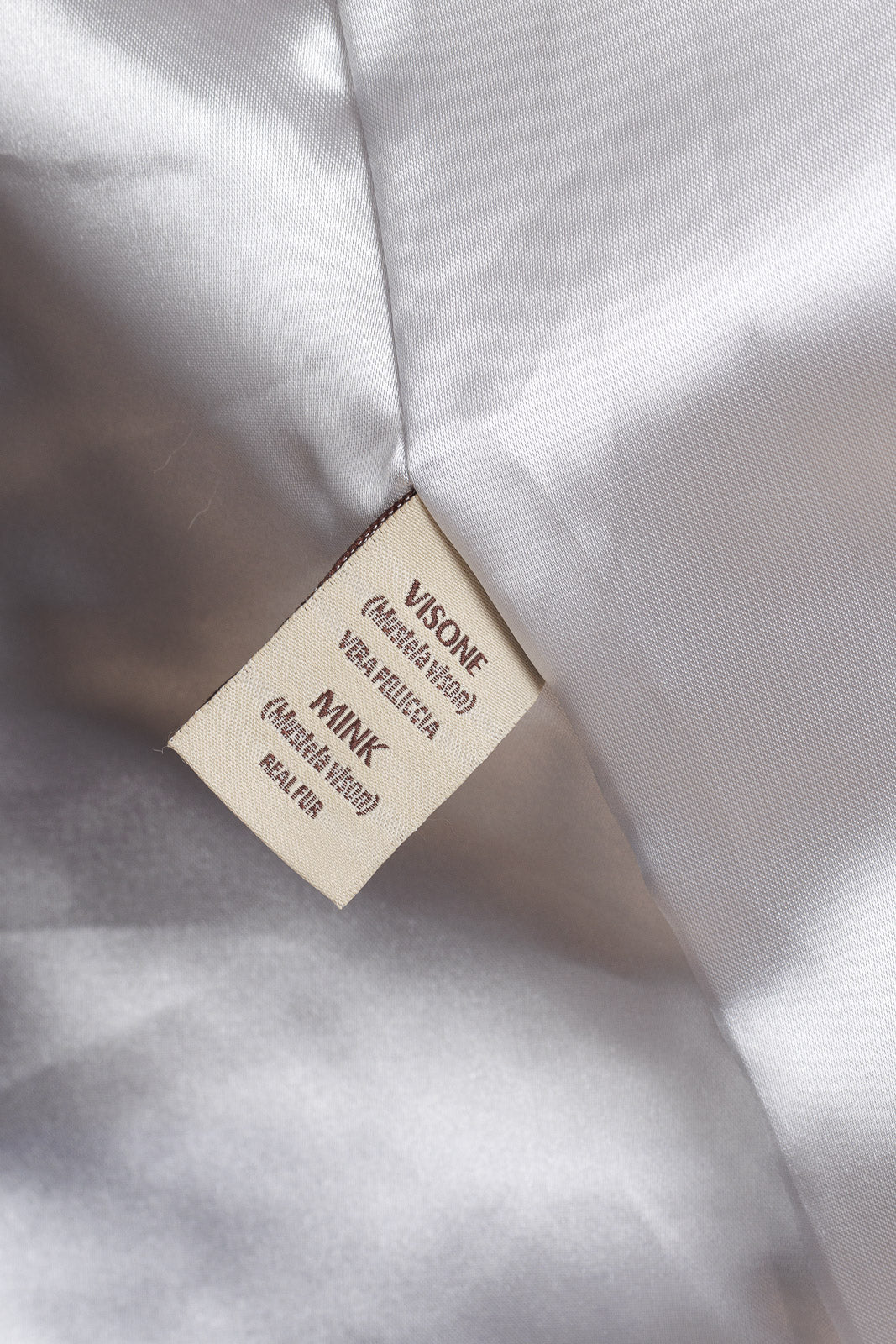 Giacca in pelliccia di Visone sapphire grigio perla con cappuccio