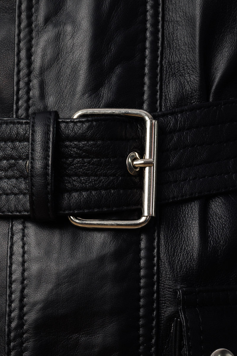 Giacca in vera pelle uomo BELL + con zip nero