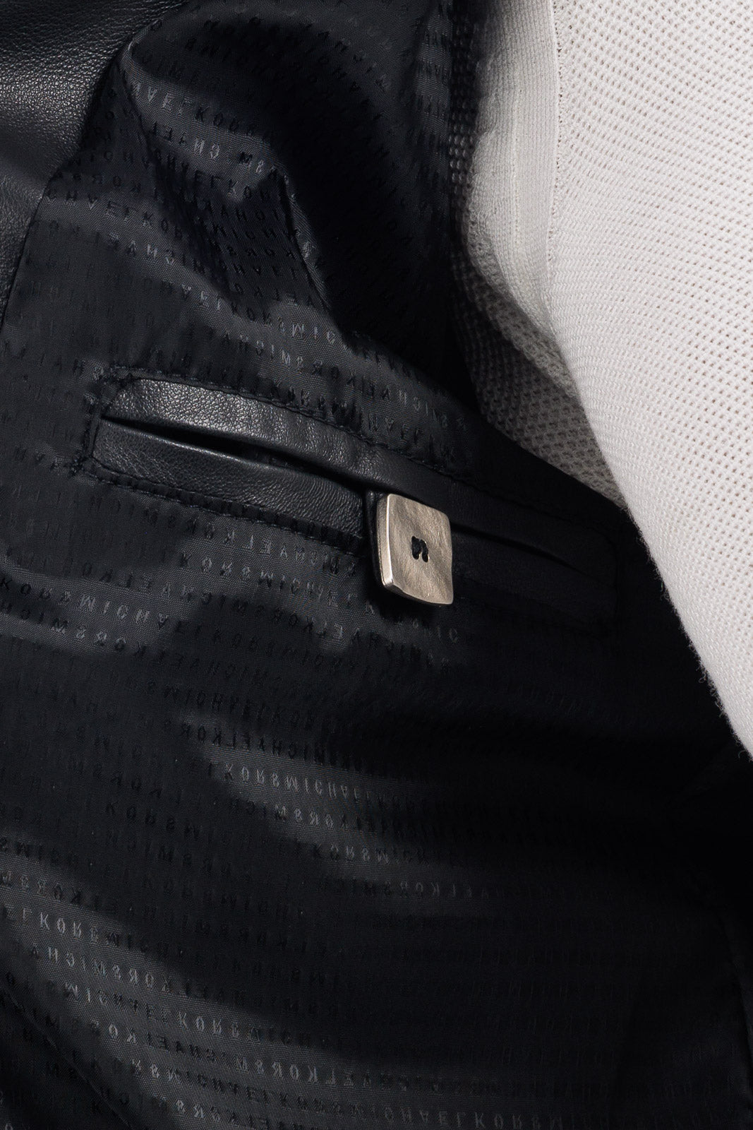 Giacca in vera pelle uomo con zip Reese