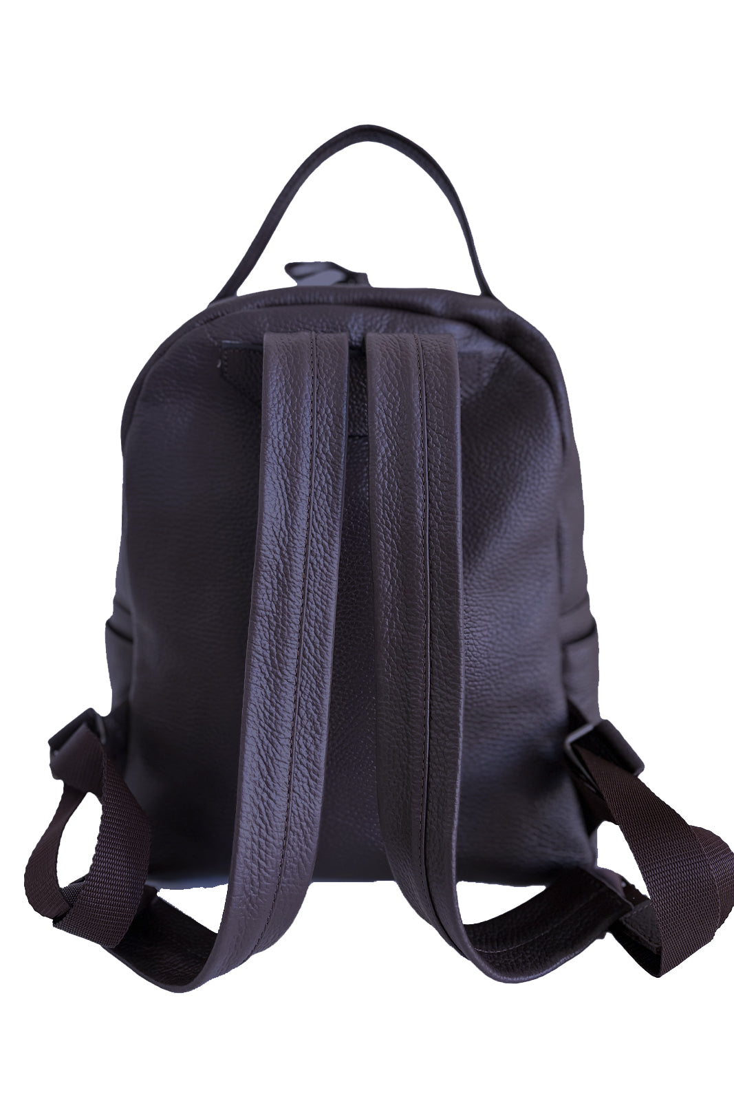 Zaino blu in pelle unisex